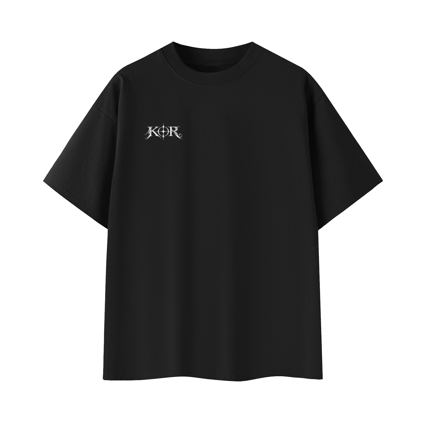 KOR 002 black shirt, front