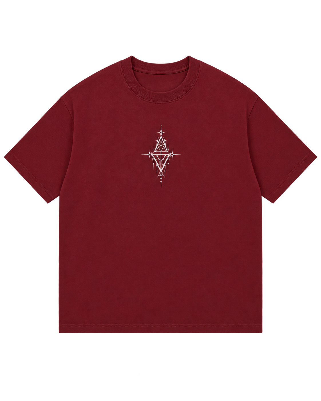 KOR 001 shirt in deep red